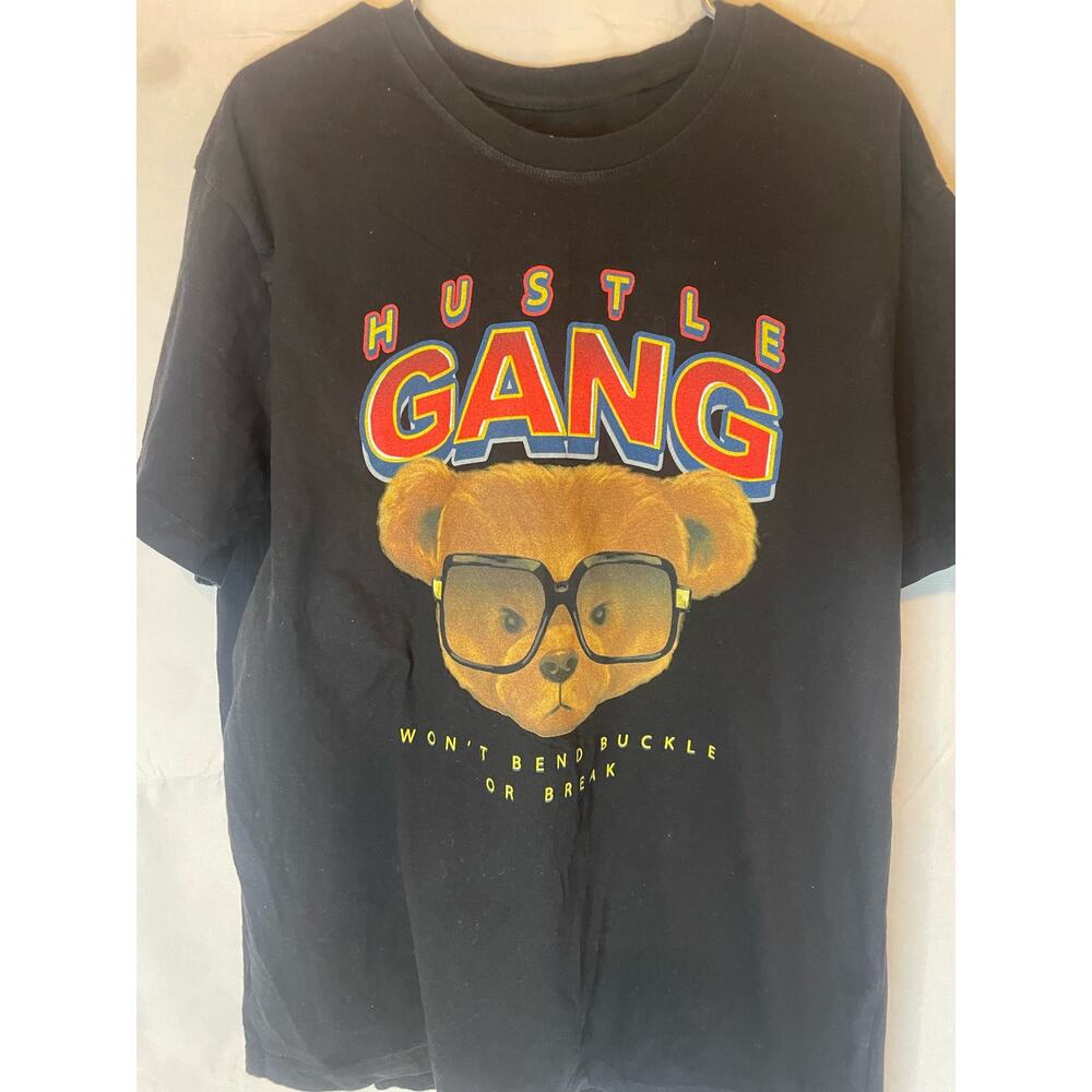 Hustle Gang Bear Glasses Black Men's XL